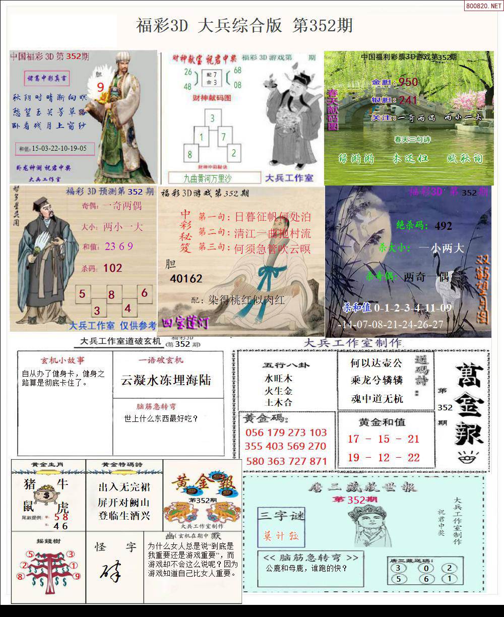 福彩3d字谜图谜总汇大全图福彩3D字谜图谜总汇大全-第2张图片