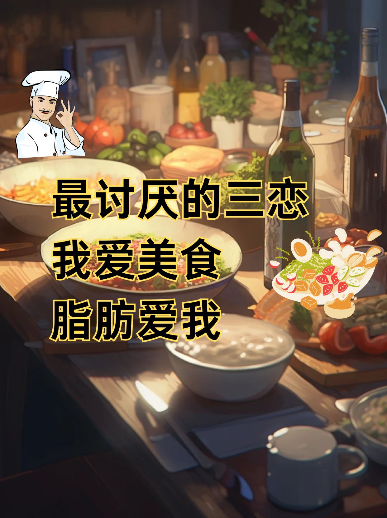 一边做饭一边做的说说-第2张图片