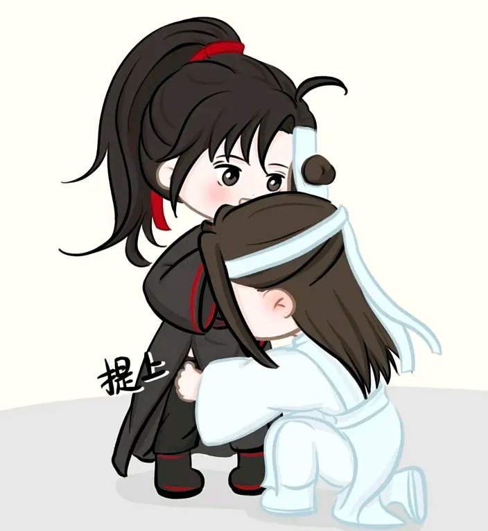 魏婴哭着蓝湛停下