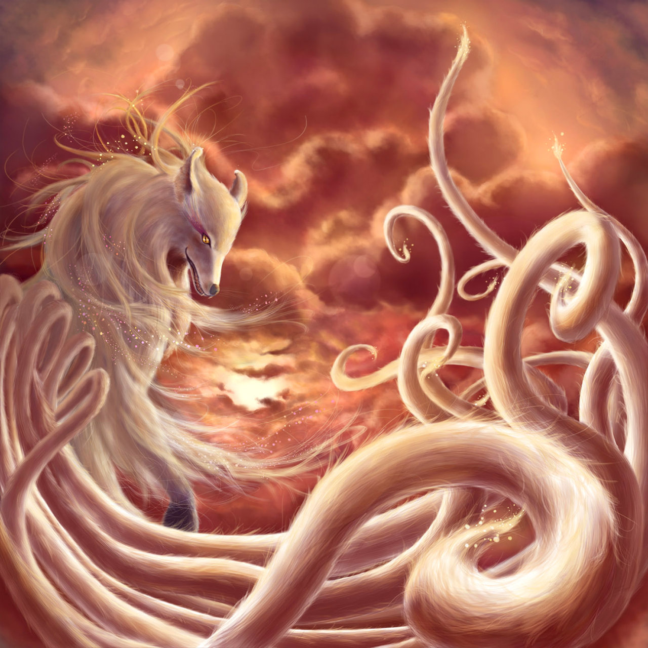 pr九尾狐狸PR九尾狐狸，神秘魅力与商业价值-第2张图片