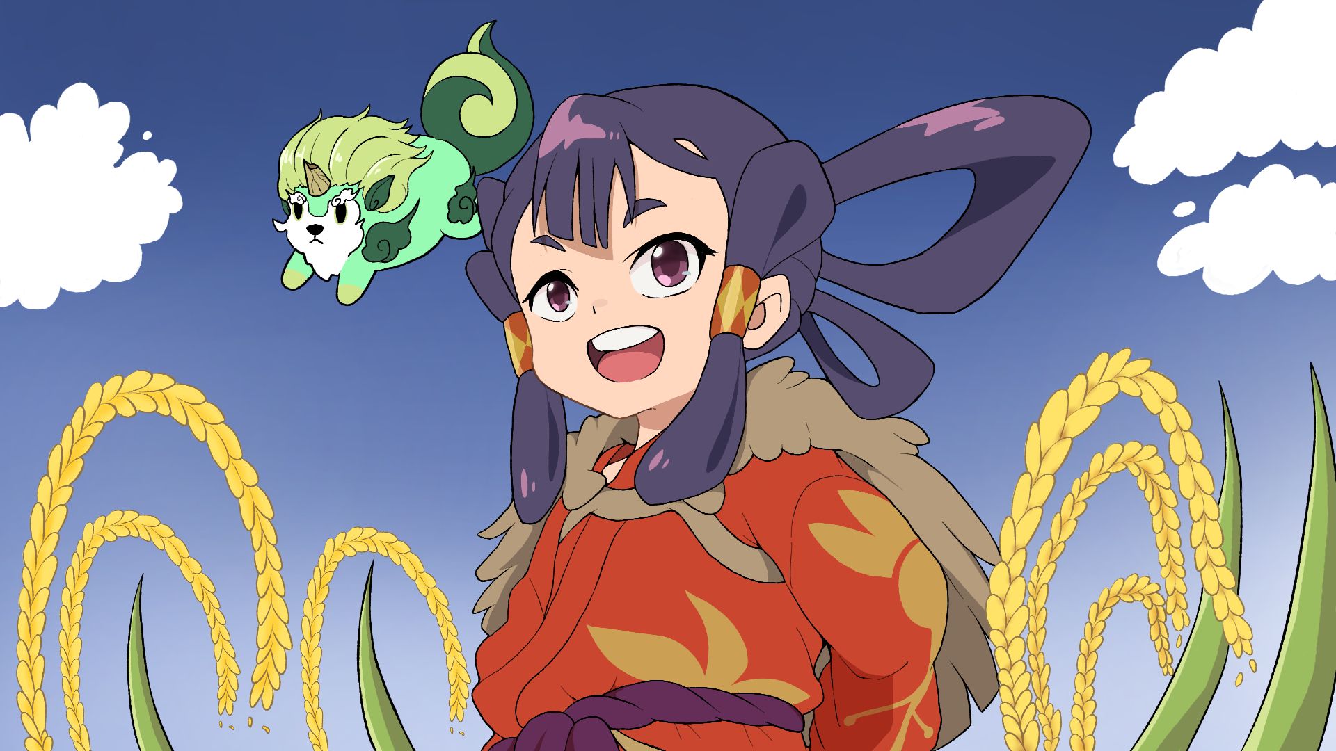 天穗的稻田姬天穗的稻田姬，田园之美与诗意人生