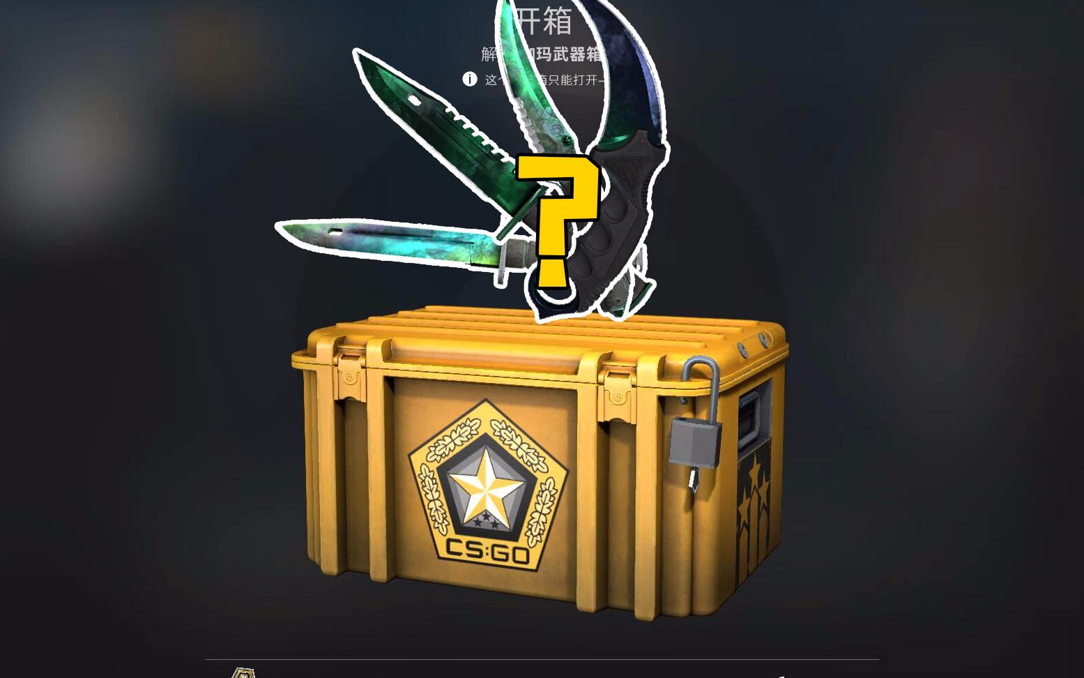 csgo开箱CSGO开箱，探索未知的宝箱