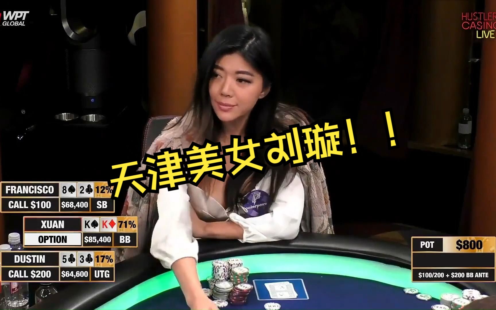美女与男子共舞扑克牌