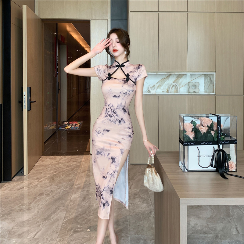 旗袍全开襟双人运动旗袍全开襟双人运动