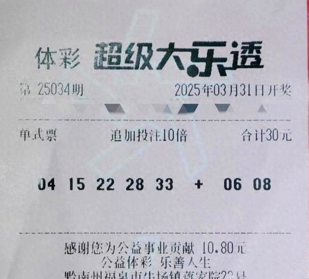 大乐透最新彩票结果揭晓-第1张图片