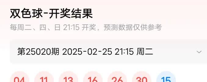 双色球开奖号码结果查询双色球开奖号码结果揭晓-第3张图片