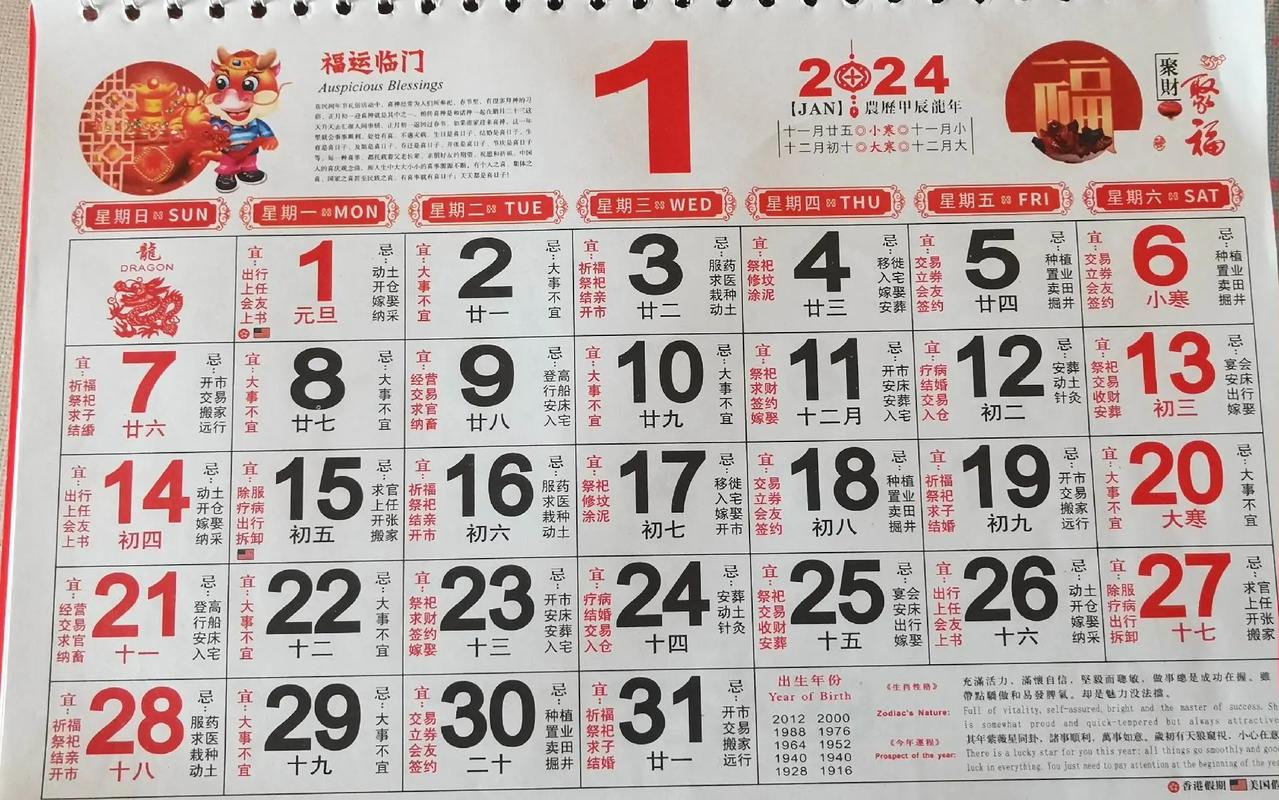 2024年1月18日黄道吉日查询老黄历2024年1月18日黄道吉日查询