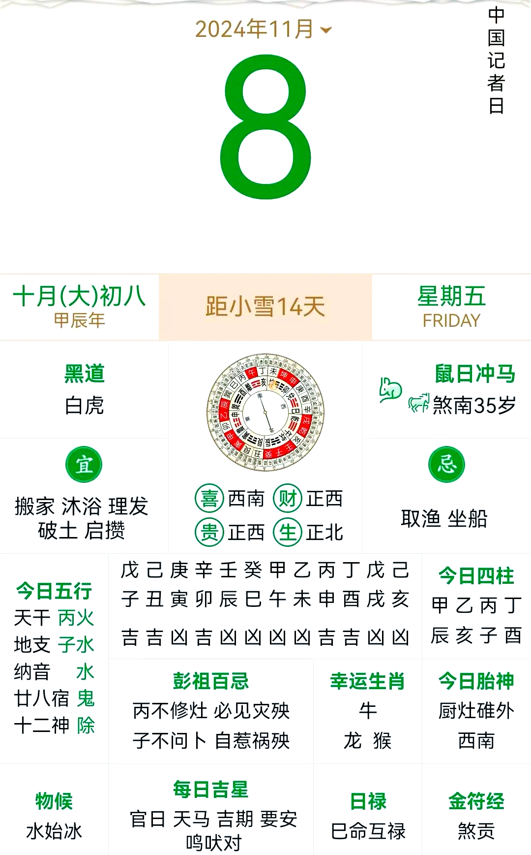 黄历万年历2024完整版-第1张图片