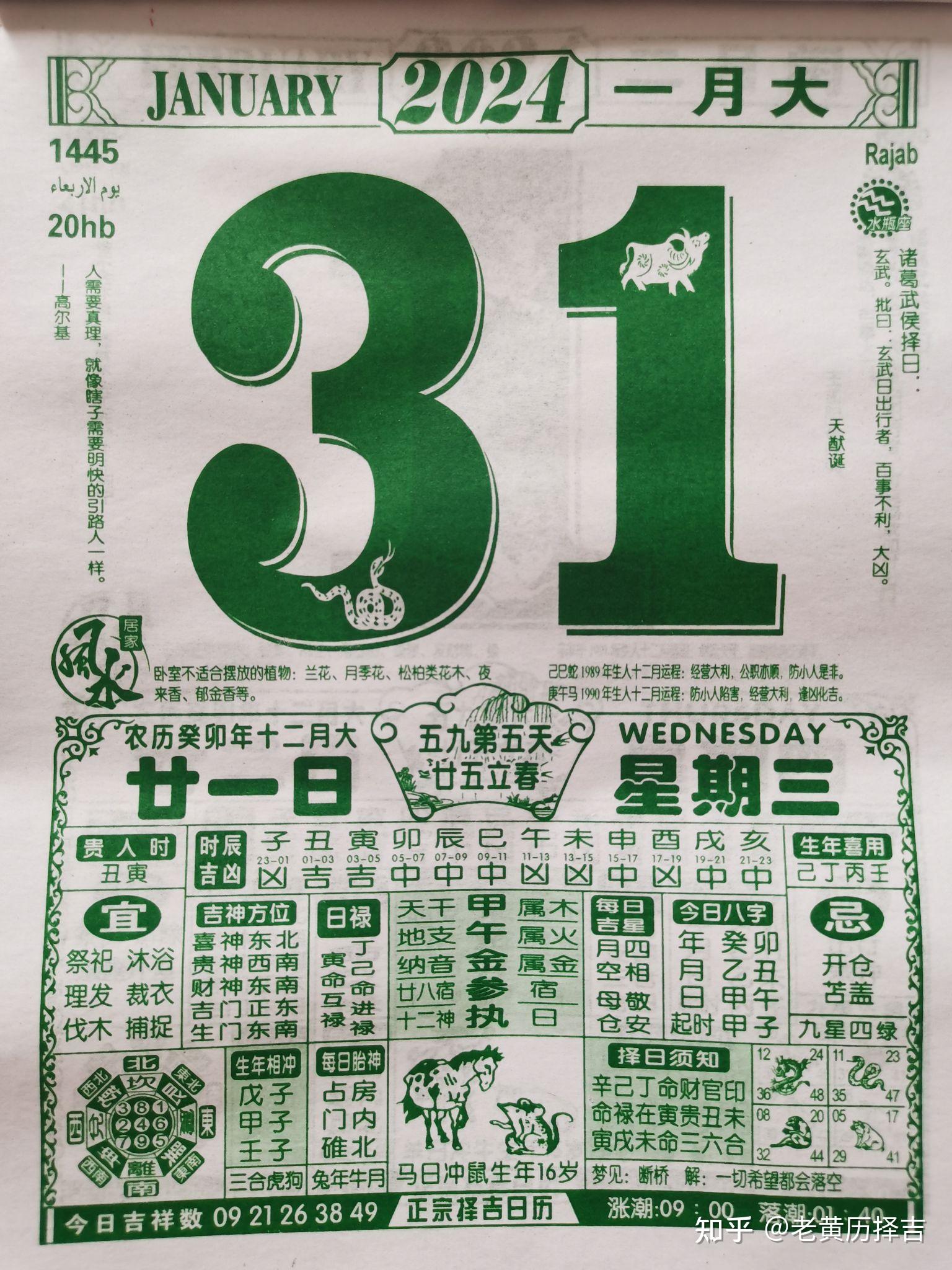 2024老黄历查询，解读未来一年的运势与宜忌-第2张图片