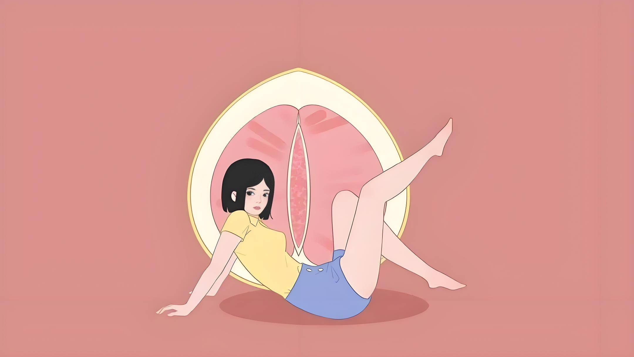 荫蒂被男人添舒服了
