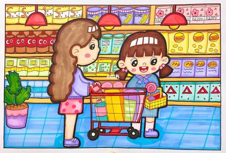 穿戴式跳d放在里面逛超市的感受漫画穿戴式跳D逛超市感受