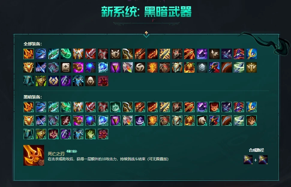 云顶之弈装备合成图云顶之弈装备合成图详解-第1张图片